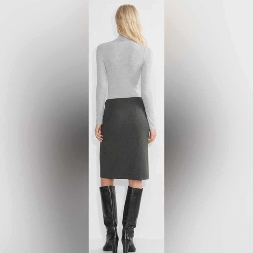 Aritzia Wilfred Only Turtleneckbody-Hugging Ribbe… - image 6